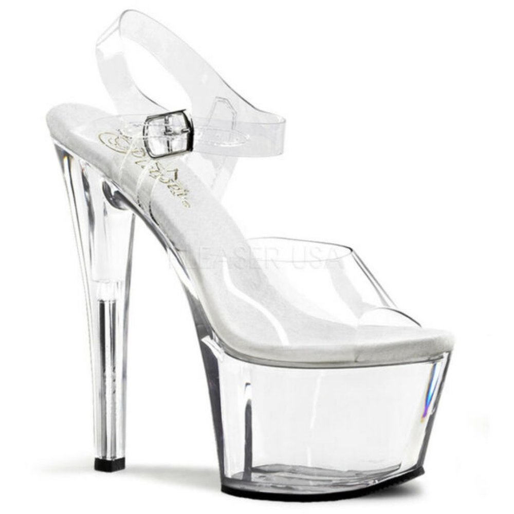 Pleaser SKY308VL/C/M Clear Size 6